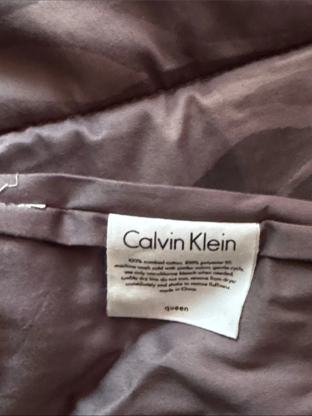 Calvin Klein queen comforter